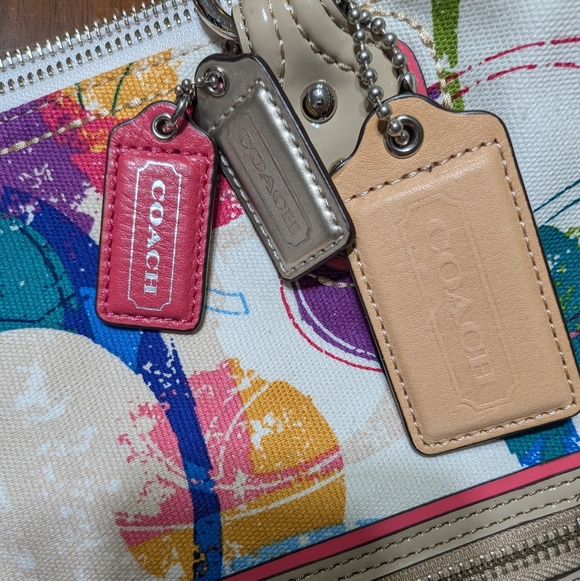 Coach Poppy Signature Pop Stamp Graffiti East West Tote - Picture 2 of 10